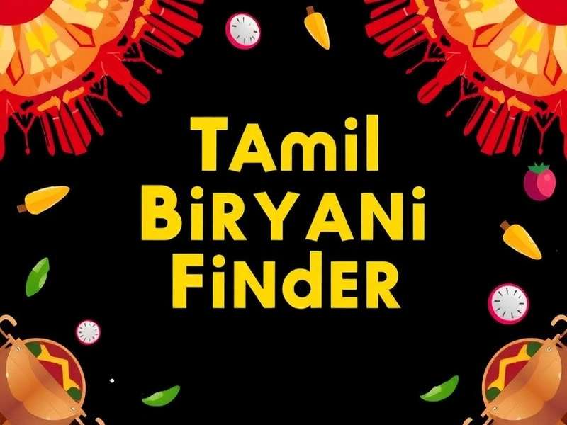 Tamil Biryani Finder Game Cover